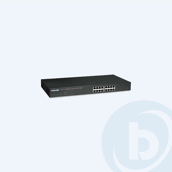520409 - Switch Intellinet, 16 Puertos, Montaje en Rack