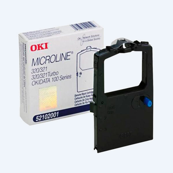 Cinta OKI Data, P/ML320T, 321T, ML184T, ML310, OKIPOS 90, OKIPOS 150, Negro