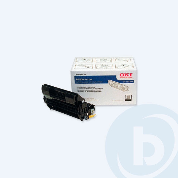 52116002 - Toner OKI Data, Negro, 18000 páginas, Alto Rendimiento, para Impresoras B6500