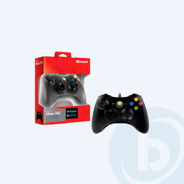 52A-00004 - Control JoyPad Microsoft, USB, Negro, XBox 360