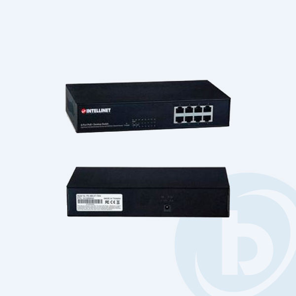 560764  -  Switch Intellinet ,8Puertos 10/100Mbps, PoE