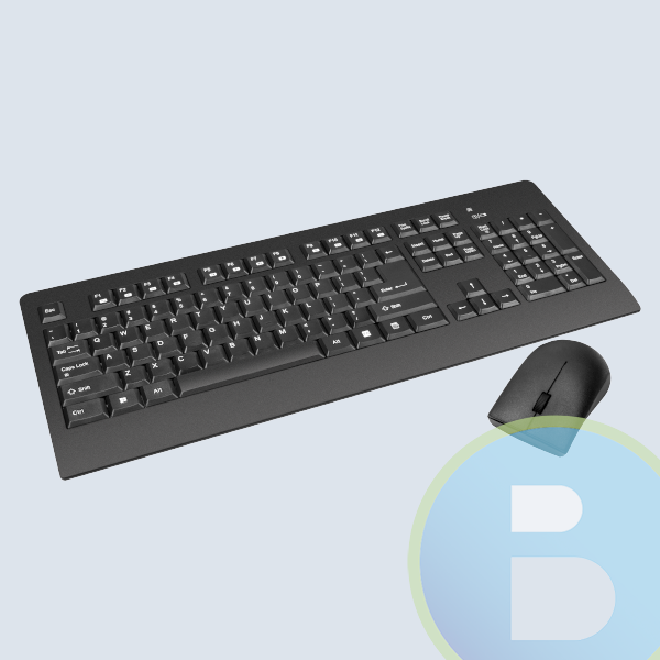 Combo de Teclado y Mouse Dell KM636, Inalámbrico, USB , Negro