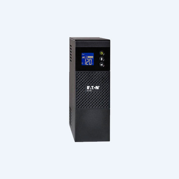 No Break Eaton 5S LCD, 1500VA, 900W, 10 Contactos, 12min, Torre