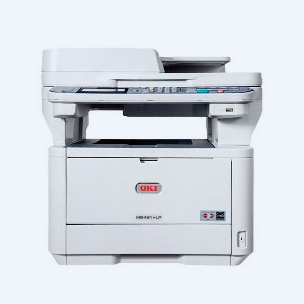Multifuncional Láser Monocromático OKI Data MB491+, 47ppm, Ethernet/USB, Oficio