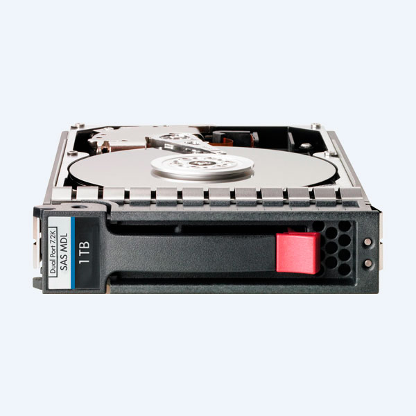 Disco Duro Interno HP, 1TB, 2.5'', SATA, 7.2K, Hot Plug, Para Servidor