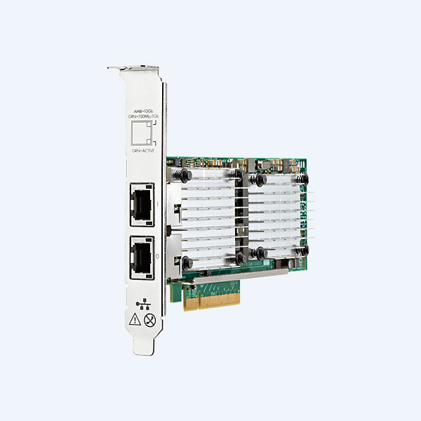 Tarjeta de Red Ethernet HP Enterprise 530T, PCI-E, 10 Gbps, 2 puertos, para servidores