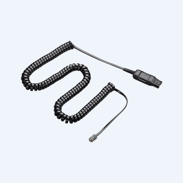 Adaptador Plantronics 66268-02, Quick-Disconnect, Negro