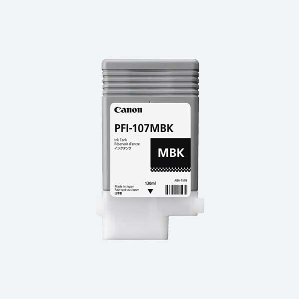 Tanque de Tinta PFI-107MBK, Negro, 130ml