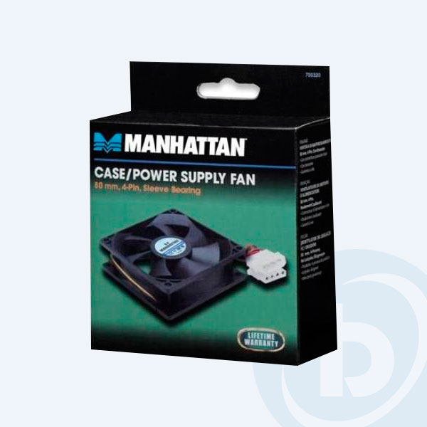 700320 - Ventilador Manhattan, Molex, 80mm