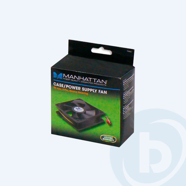 700955 - Ventilador para CPU Manhattan, 80mm, 3 Pines