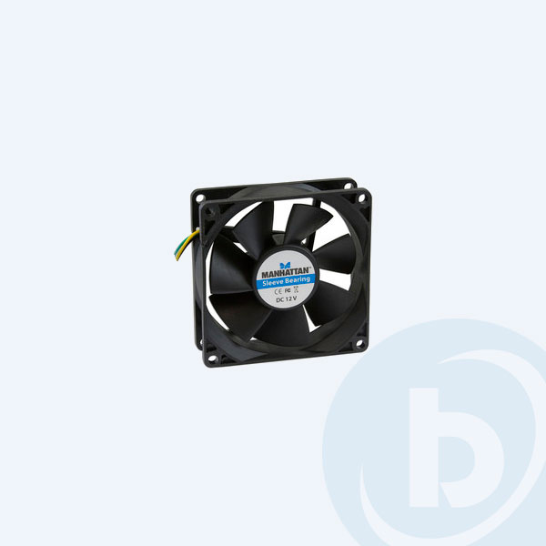 700955 - Ventilador para CPU Manhattan, 80mm, 3 Pines