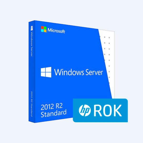 HP ROK CAL Microsoft Windows Server 2012, 5 Usuarios, Estándar y Datacenter