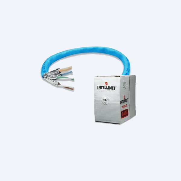 Bobina Intellinet 704670, Categoría 6, UTP, 305m, Azul