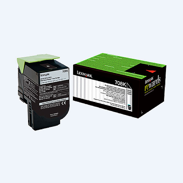 Tóner Lexmark 70C80K0, Negro, 1000 Páginas, para CS310/CS410
