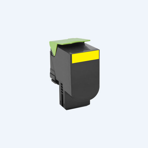 Tóner Lexmark 70C80Y0, Amarillo, 10000 Páginas, Para CS310/CS410