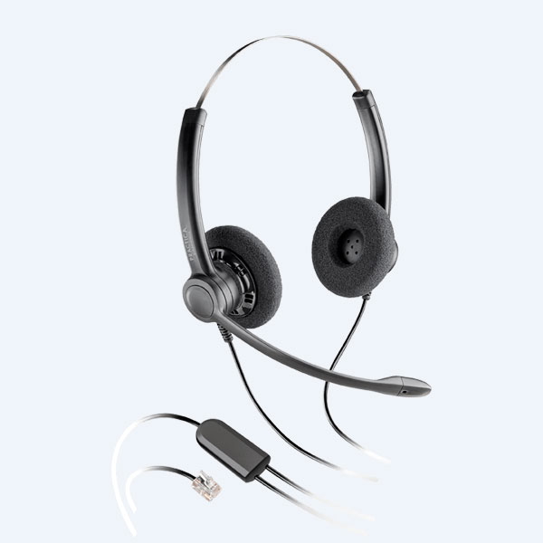 Diadema Plantronics SP12, con Micrófono, Binaural