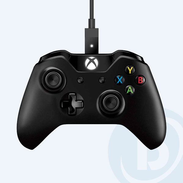 7MN-00001 - Control Microsoft Xbox One, Al&aacute;mbrico/Inal&aacute;mbrico, Negro