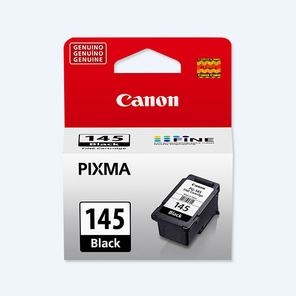 Cartucho Canon PG-145, Negro, 180 páginas