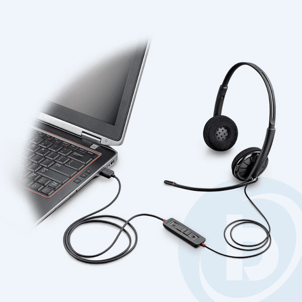 85619-02	C320 - Diadema Plantronics C320, con Micr&oacute;fono, Binaural USB
