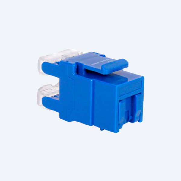 Jack RJ45 Condunet 8699126BRJ, Cat 6, Azul, con cubre polvo avatible