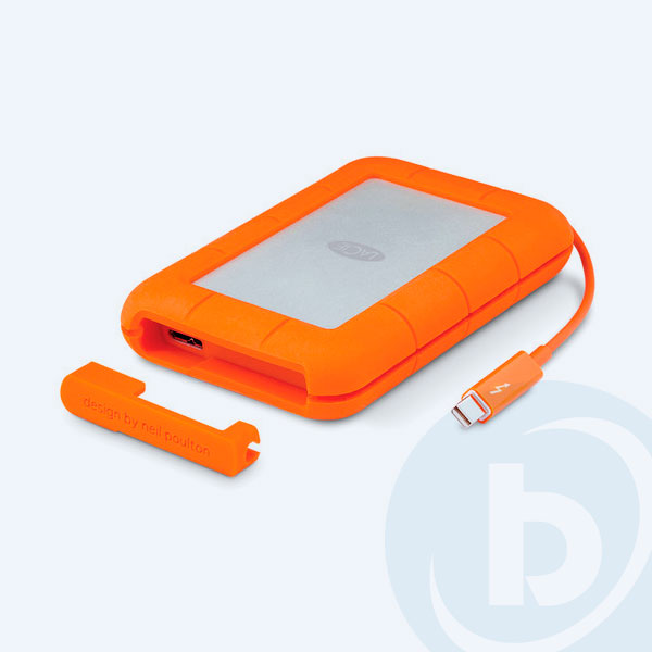 9000488 - Disco Duro Externo LaCie Rugged V2, 1TB, 2.5'', Thunderbolt/USB 3.0