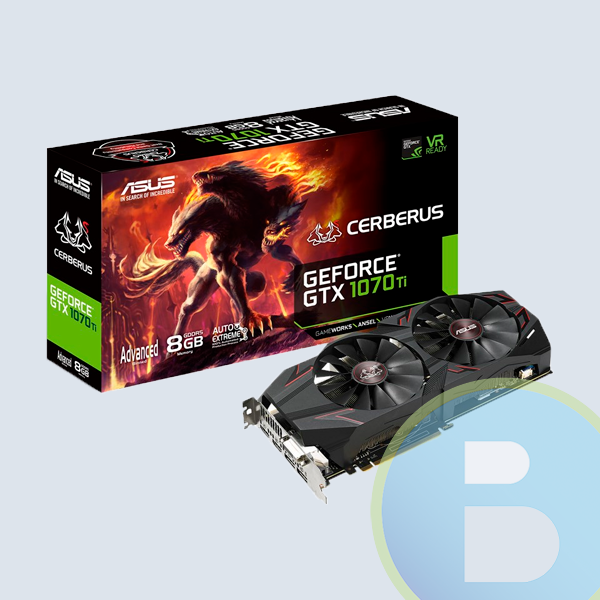 Tarjeta de Video ASUS NVIDIA GeForce GTX 1070 Ti CERBERUS, 8GB 256-bit GDDR5, PCI Express 3.0