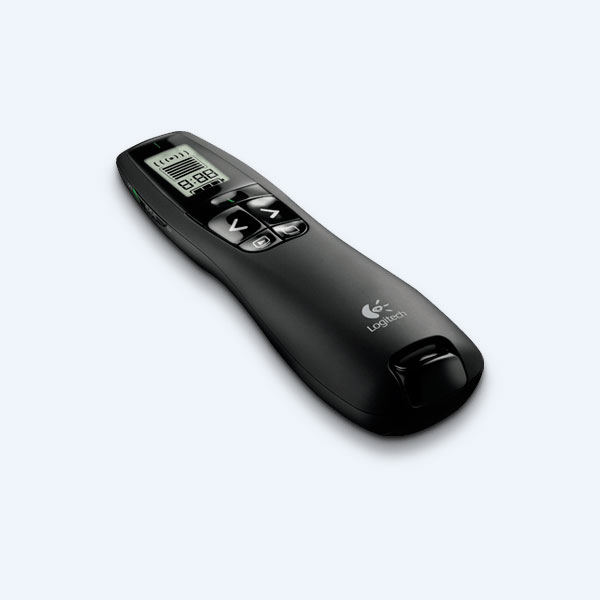 Presentador Logitech R800, Láser Verde
