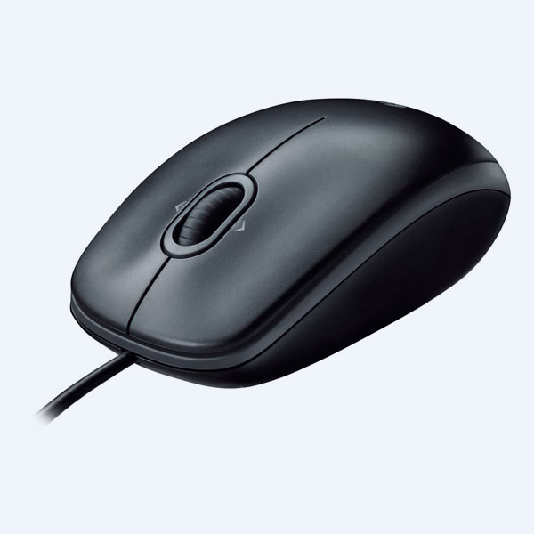 Mouse Óptico Logitech M100, Alámbrico, USB, 3 botones, Negro
