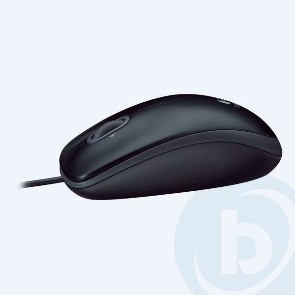 910-001601 - Mouse &Oacute;ptico Logitech M100, Al&aacute;mbrico, USB, 3 botones, Negro