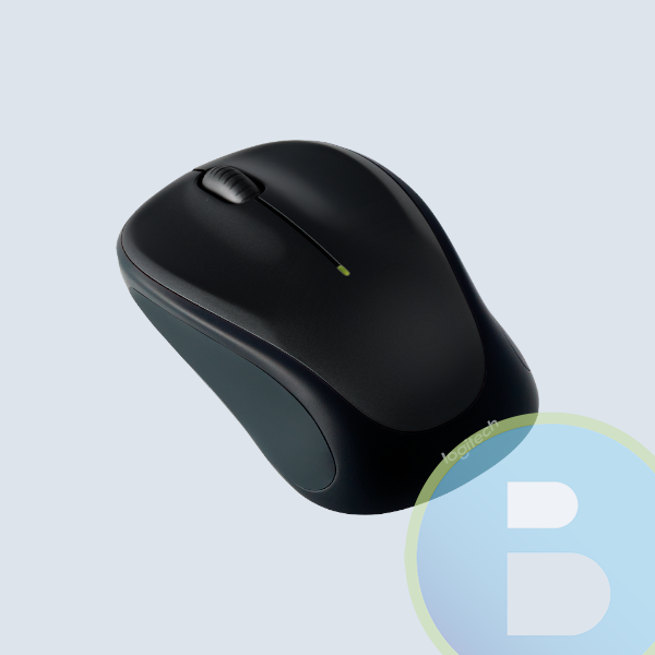 Mouse Logitech M317, Negro, Óptico Inalambrico
