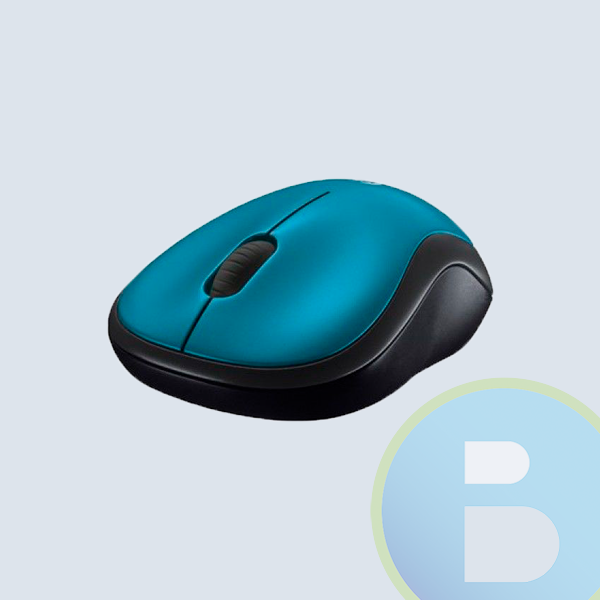 Logitech Mouse Óptico M185, Inalámbrico, USB, Nano Receptor, Azul