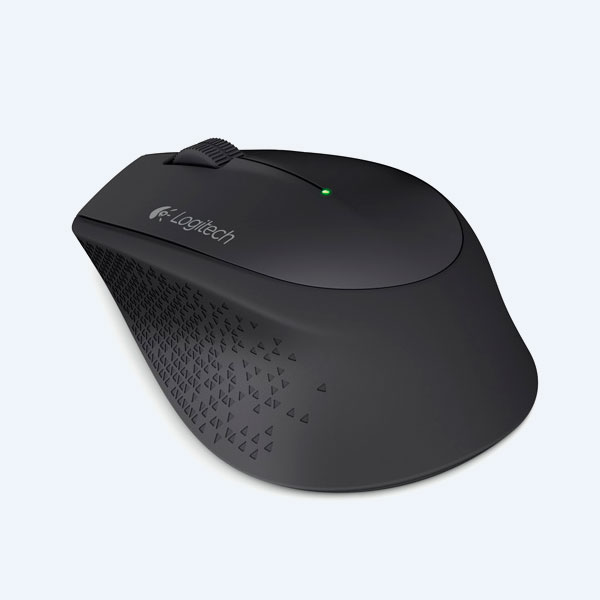 Mouse Óptico Logitech M280, Inalámbrico,  3 botones, Negro