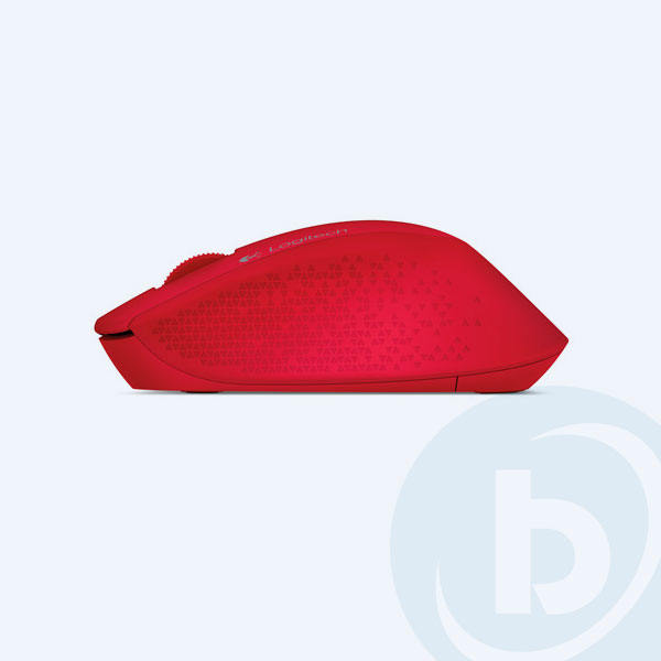 910-004286 - Mouse &Oacute;ptico Logitech M280, Inal&aacute;mbrico, 3 botones, Rojo