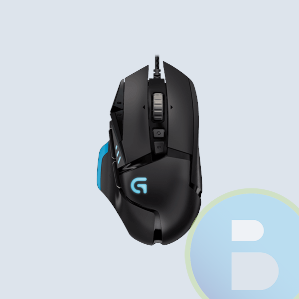 910-004616 - Mouse Logitech G502, Proteus, Spectrum, Negro Optico, Alambrico, USB, RGB, Ajustable