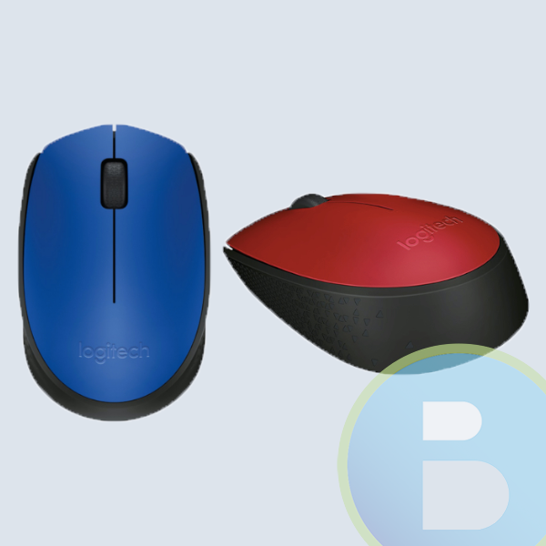 910-004800 - Mouse Logitech M170, Blue-K, Optico, Inalambrico Mini Receptor, USB, PC/Mac