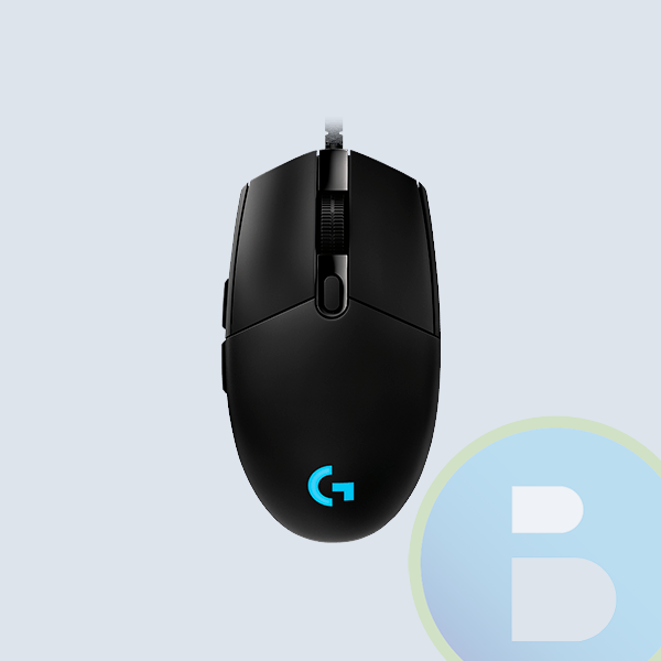 910-004873 - Mouse Logitech G Pro Gaming, Alambrico, 6 Botones, USB 2.0, 12000 DPI, Iluminacion RGB