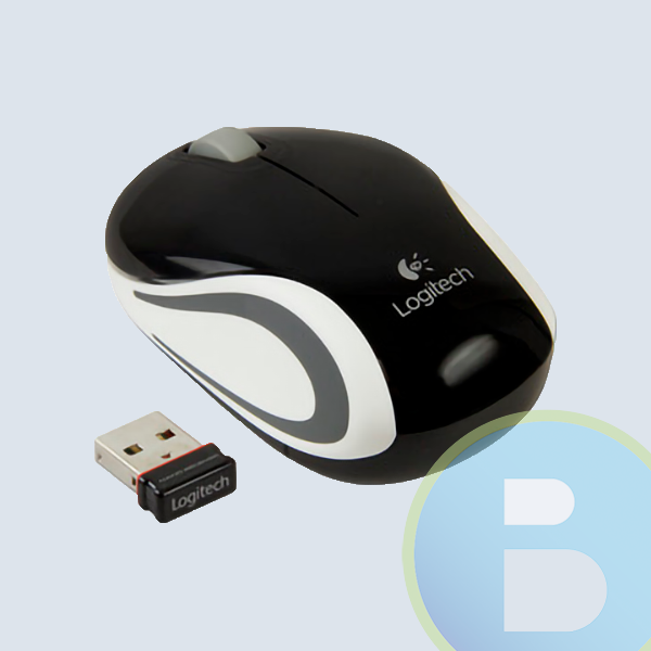 Mouse Logitech Óptico M187, Inalámbrico, USB, 1000DPI, Negro