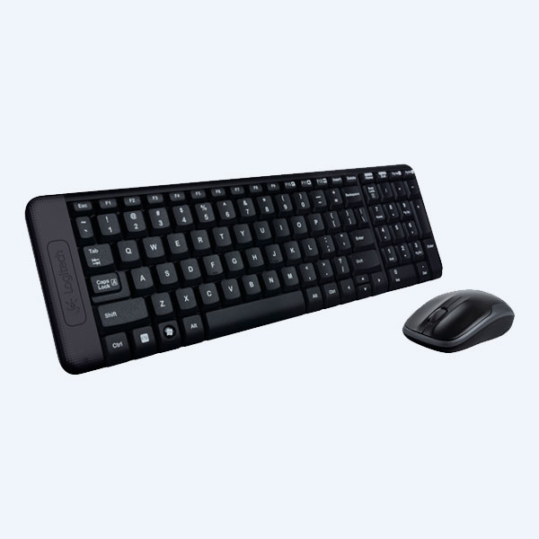 Combo Inalámbrico Logitech MK220, Negro