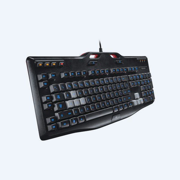Teclado Multimedia  Logitech G105, USB, Negro, Gaming, Retroiluminado