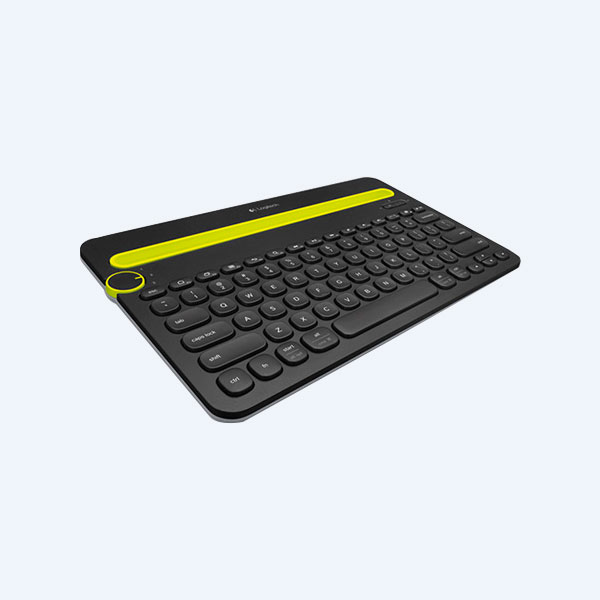 Teclado Logitech K480, Bluetooth, Multiplataforma, Negro