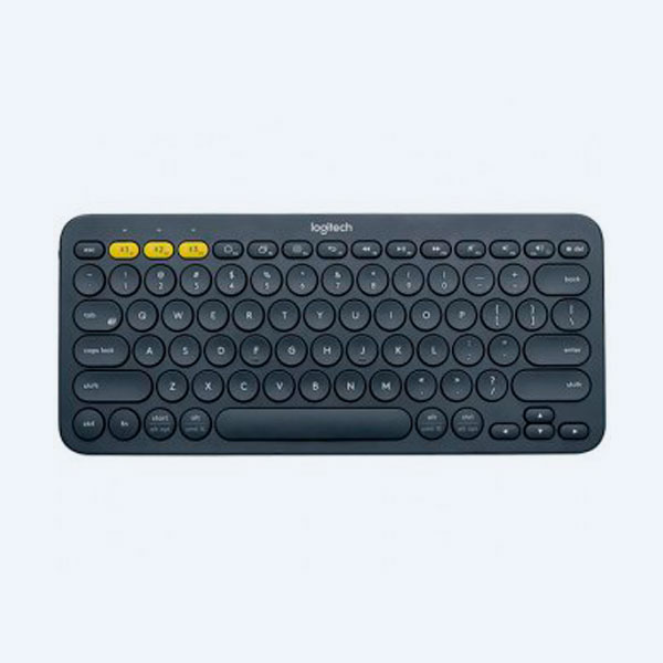Teclado Logitech K380, Inalámbrico, Bluetooth, Multi dispositivo, Gris