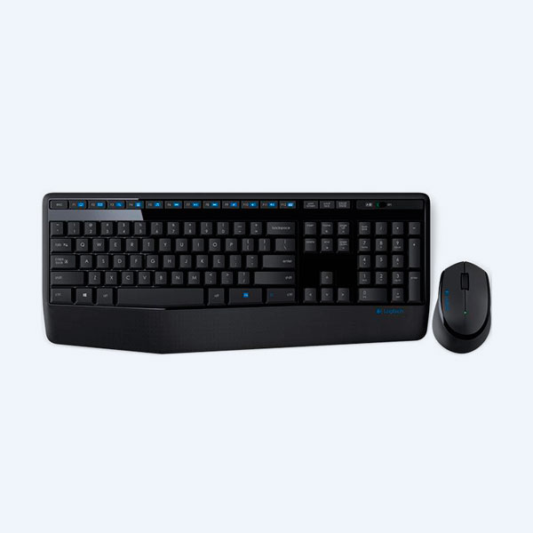 Combo Inalámbrico Logitech 920-007820, Teclado y Mouse, Negro