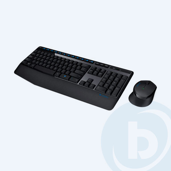 920-007820 - Combo Inal&aacute;mbrico Logitech 920-007820, Teclado y Mouse, Negro