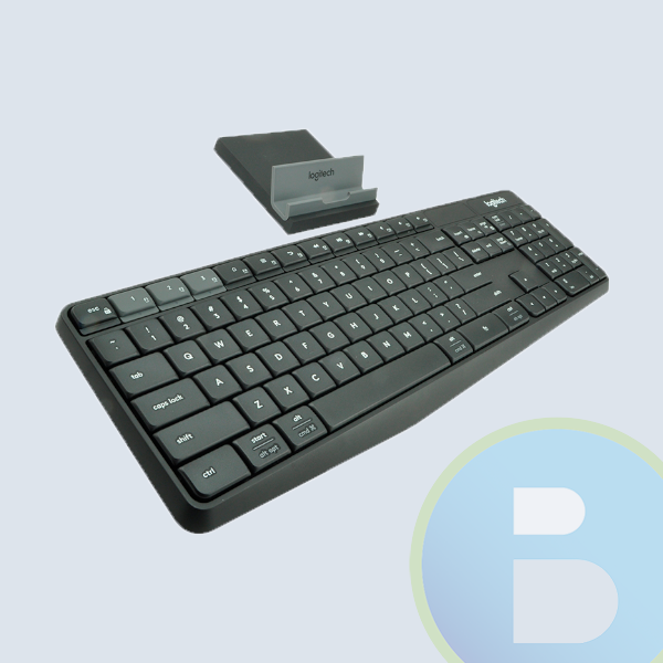 Teclado Logitech K375S, Negro/Gris, Inalambrico, Bluetooth Multidispositivos
