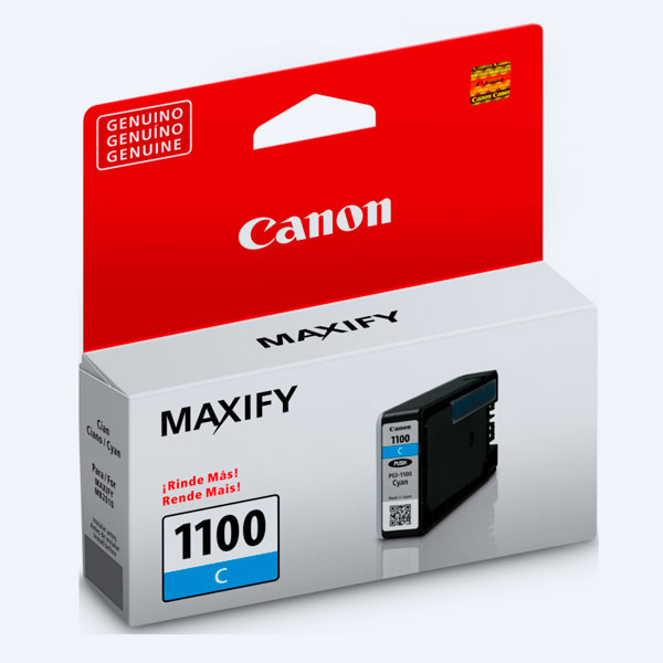 Cartucho Canon PGI-1100C, Cian, Rendimiento Estándar, para MB2010