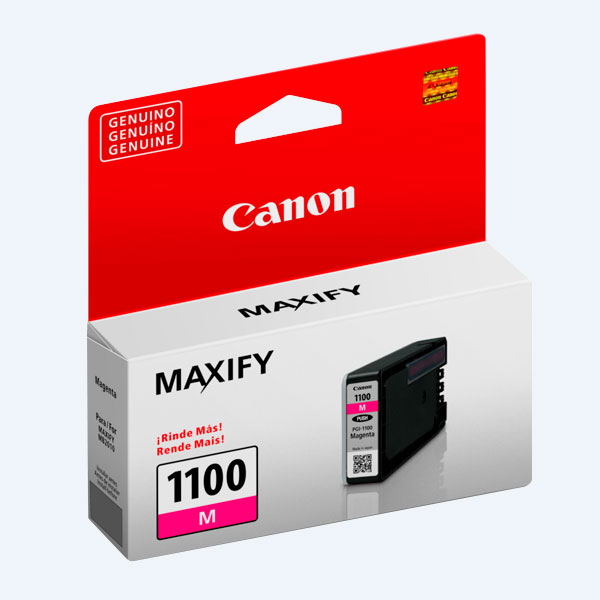 Cartucho Canon PGI-1100M, Magenta, Rendimiento Estándar, para MB2010