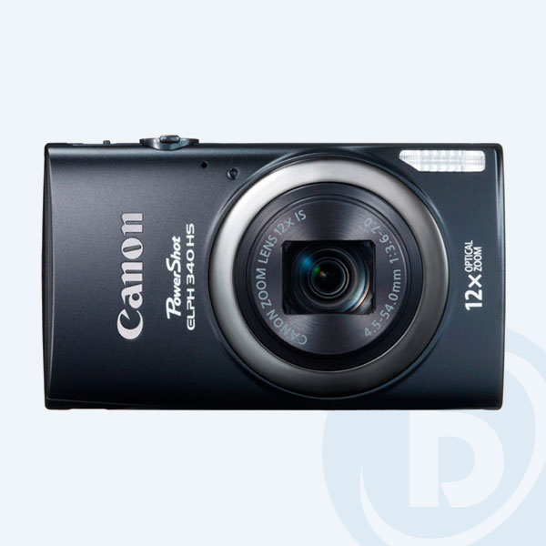 9344B001AA - C&aacute;mara Digital Canon Elph 340 HS, 16 Megap&iacute;xeles, Zoom Optico 8x  Zoom Combinado 32x, 3.0", Negro