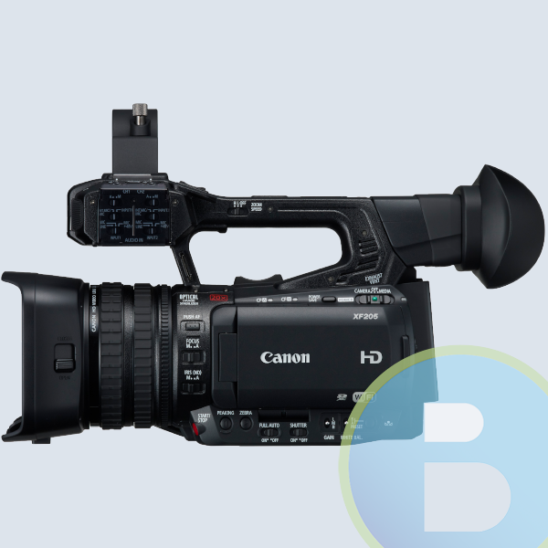 9592B002AA - Videocamara Canon XF205, Pantalla OLED 3.5", 1,23M de Pixeles, Sensor CMOSHD, DV4, ZOOM 20X