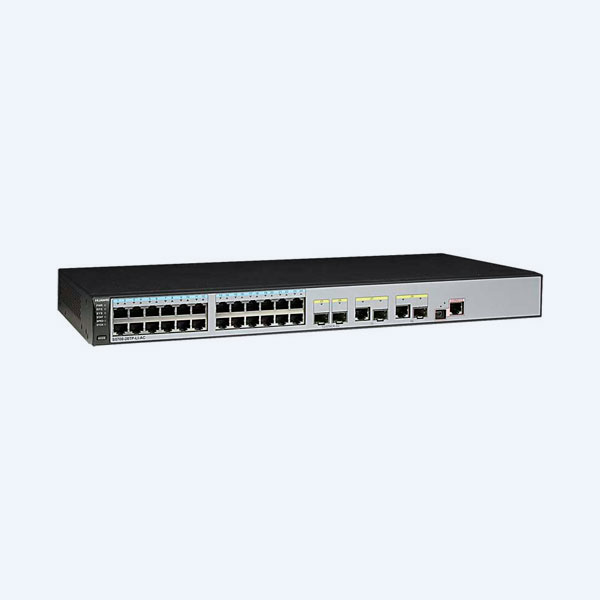 Switch Huawei S5700-28TP-LI-AC, 28 Puertos, 24 Gigabit Ethernet 10/100/1000 Mbps, 4 Puertos SFP, Administrable