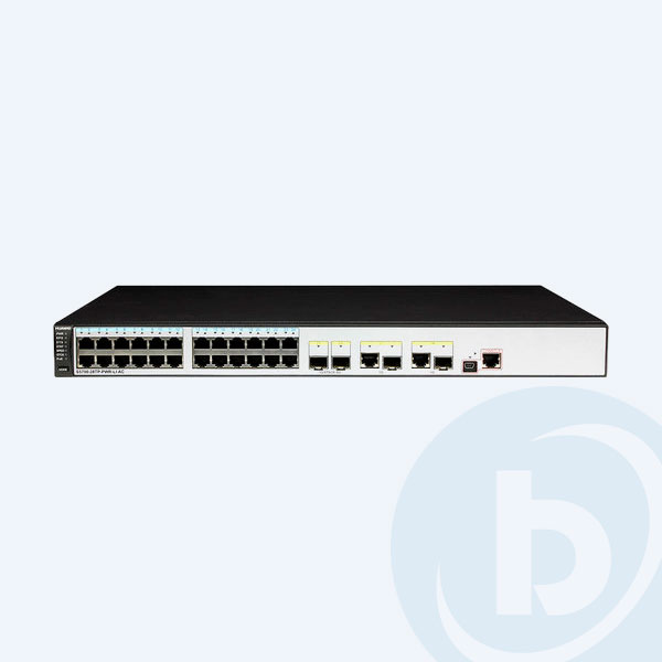 98010536 - Switch Huawei S5700-28TP-LI-AC, 28 Puertos, 24 Gigabit Ethernet 10/100/1000 Mbps, 4 Puertos SFP, Administrable